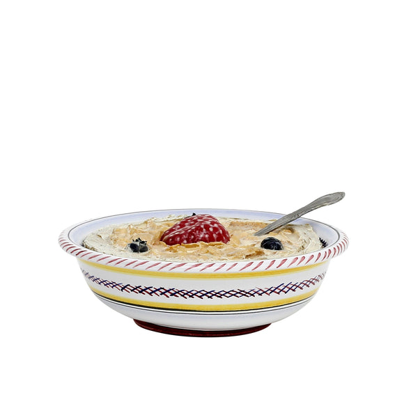 ORVIETO RED ROOSTER: Salad Cereal Bowl