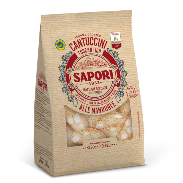 Sapori Cantuccini Almond Biscotti, 6.17 Oz/175g
