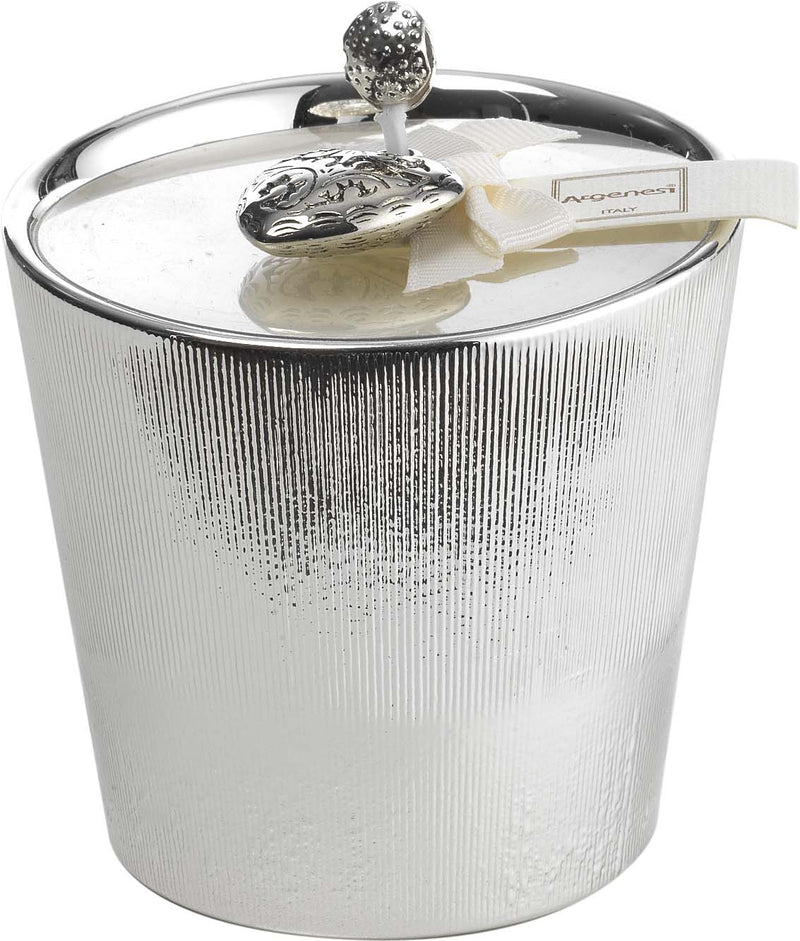Argenesi SIlver Plated Candle