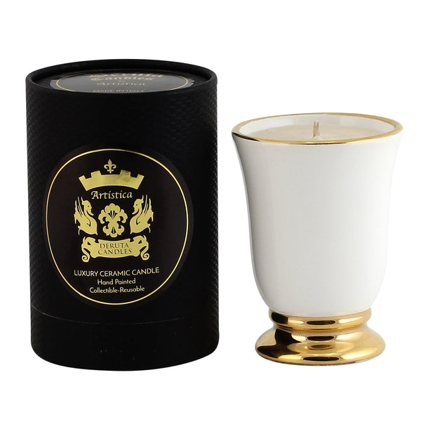 POSATA: Bell Cup Candle Pure Gold Rim