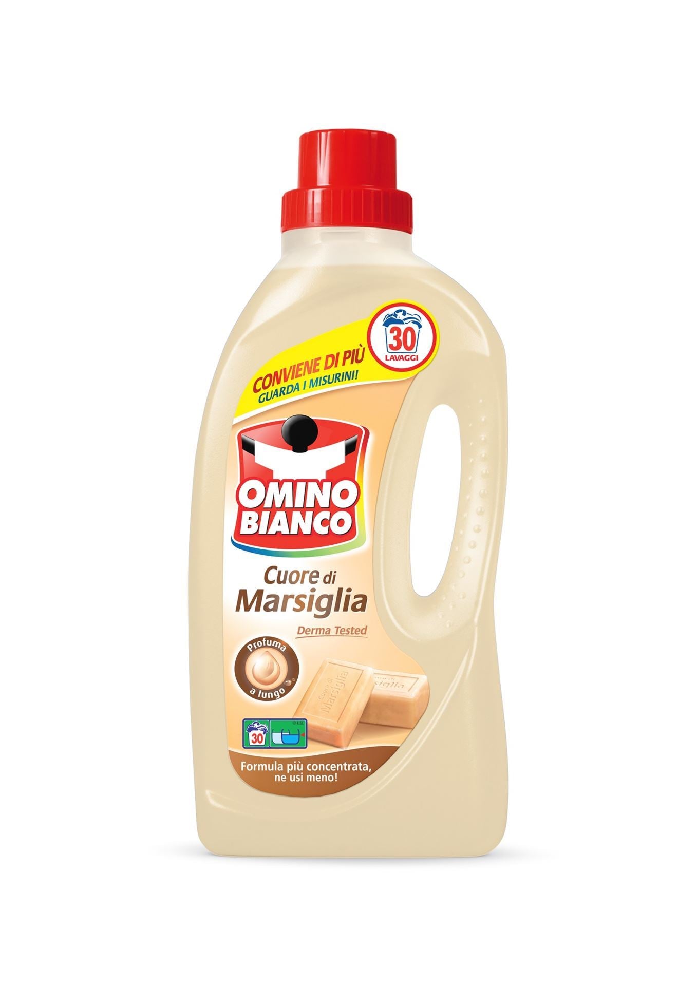 OMINO-BIANCO - M92476 - Detersivo liquido omino bianco marsiglia 1lt a mano  e lavatrice - 8004060211279