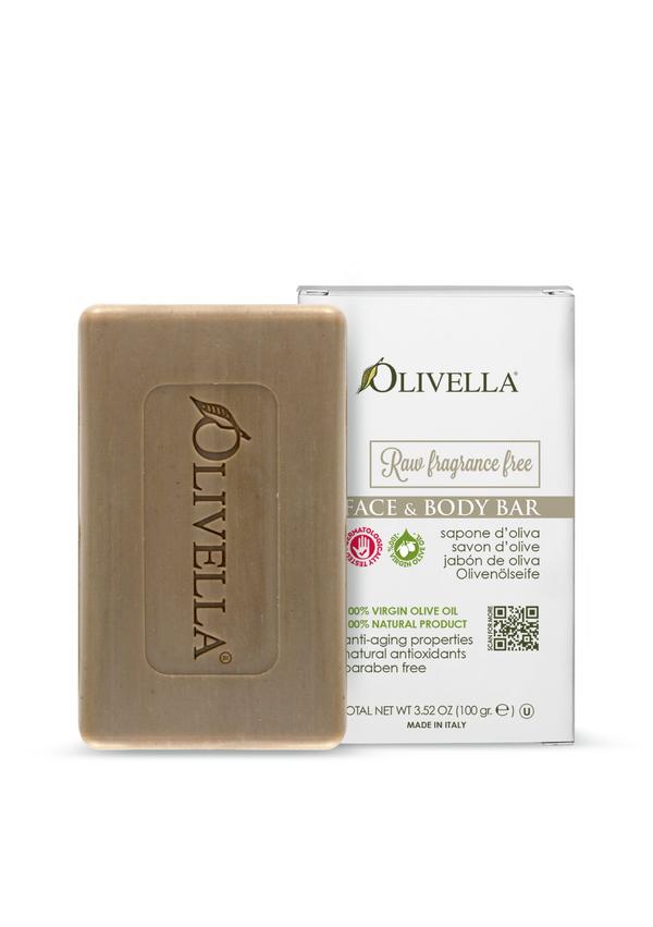 OLIVELLA FRAGRANCE FREE BAR SOAP 3.52 OZ - 100 GR