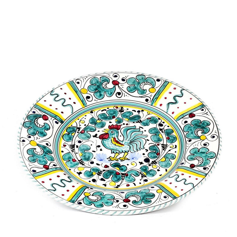 ORVIETO GREEN ROOSTER: 4 Pieces Place Setting