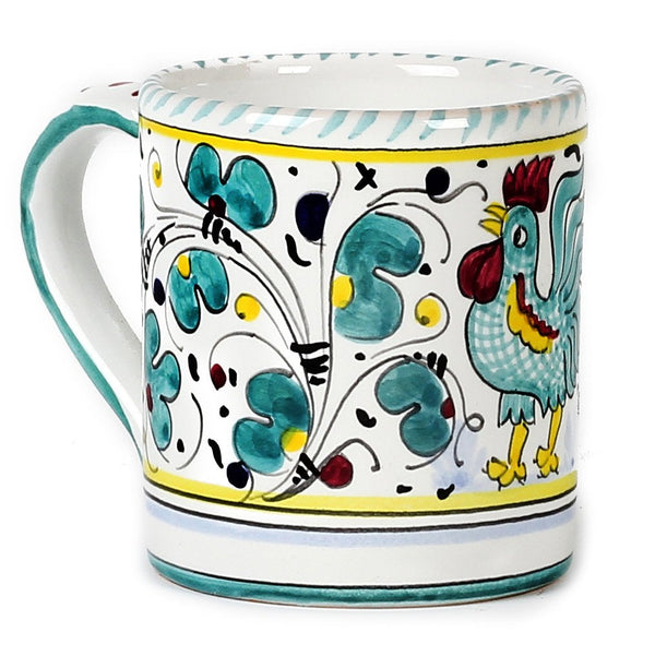 ORVIETO GREEN ROOSTER: 4 Pieces Place Setting
