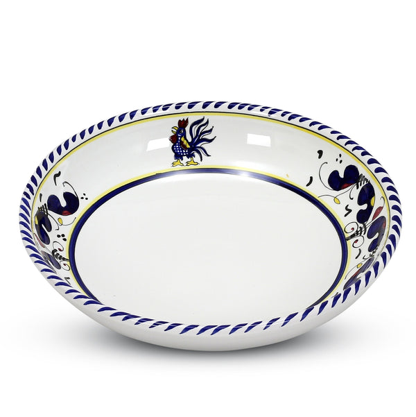ORVIETO BLU: Risotto/Pasta/Cioppino round shallow coupe bowl
