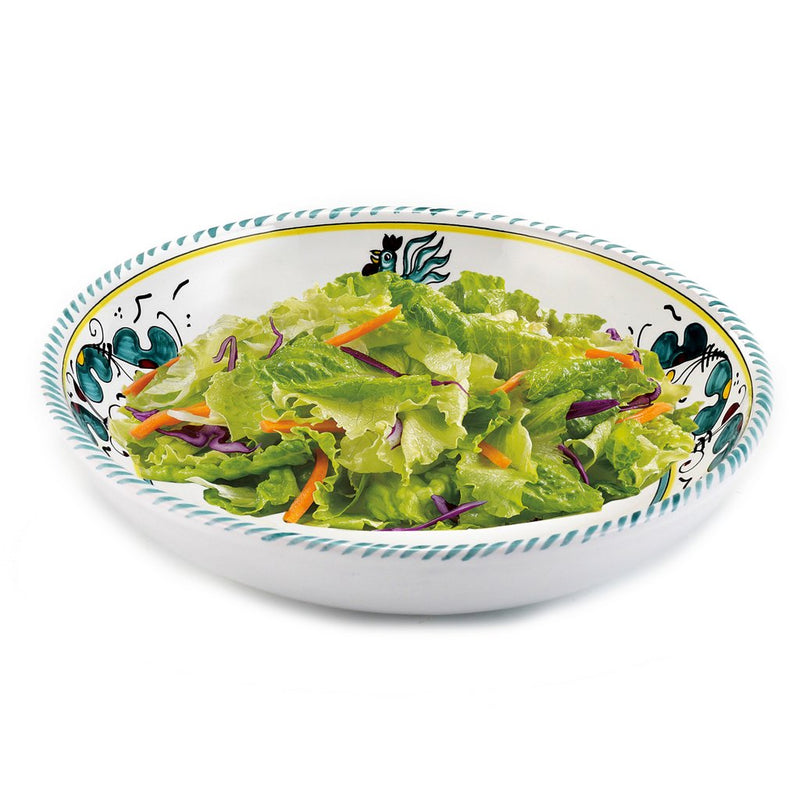 ORVIETO GREEN ROOSTER: 4 Pieces Place Setting