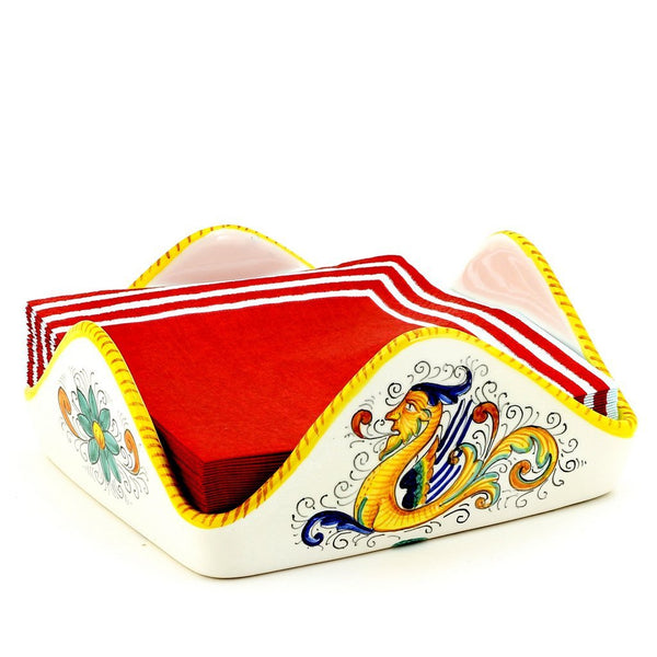 RAFFAELLESCO: Square Napkins Holder (For Luncheon Size napkins 6"x6")