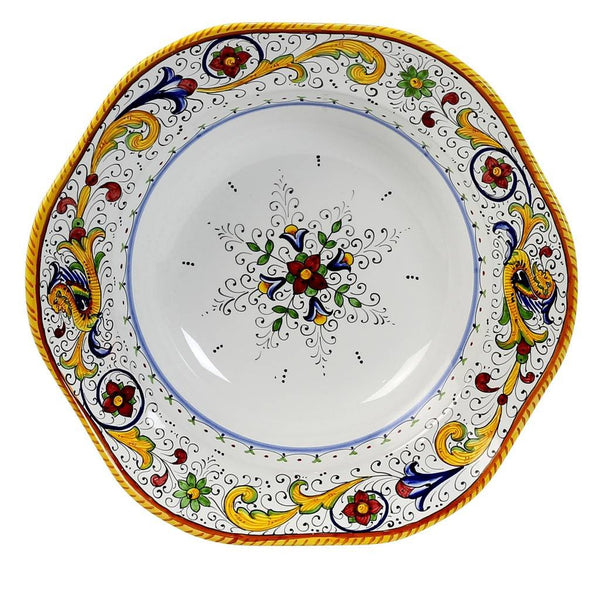 RAFFAELLESCO: Hexagonal Lg Salad Pasta Bowl