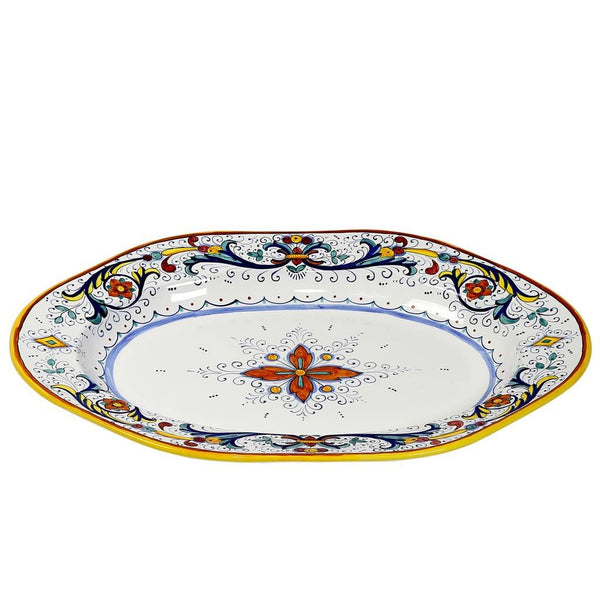 RICCO DERUTA DELUXE: Hexagonal Lg Oval Platter