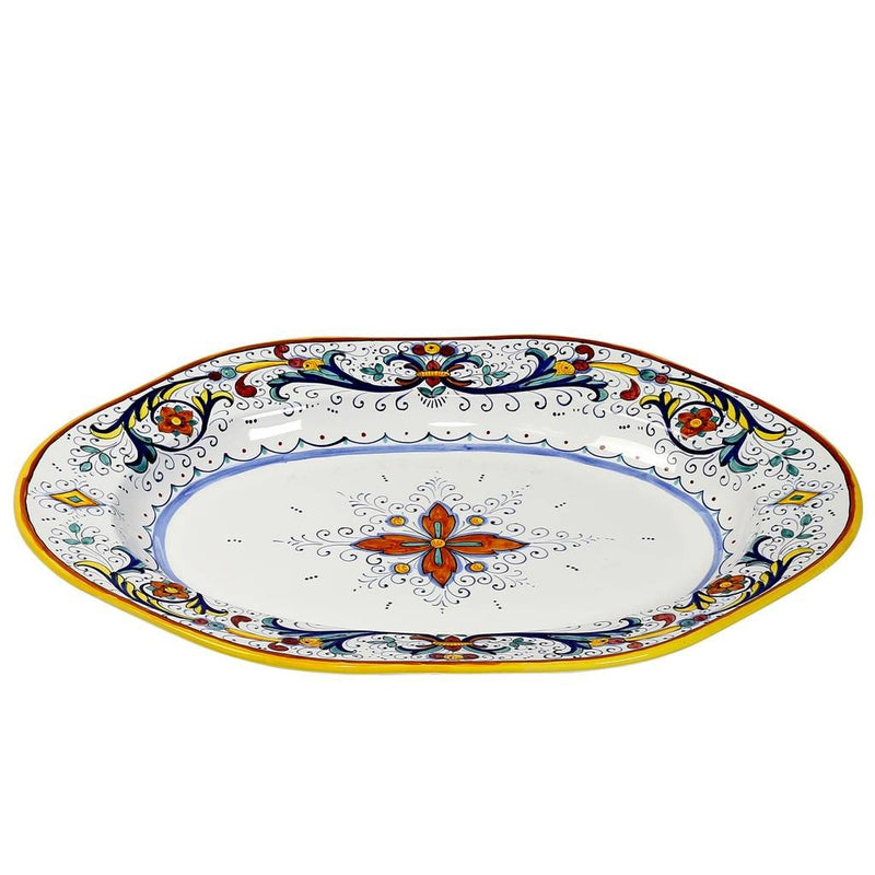 RICCO DERUTA DELUXE: Hexagonal Lg Oval Platter