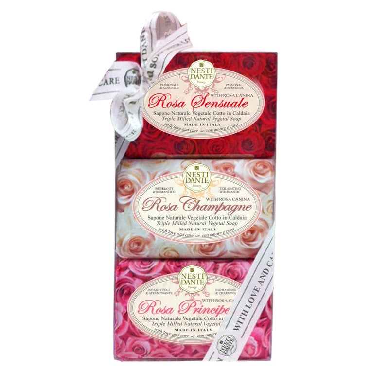 Nesti Dante Rosa 3-Soap Gift Set