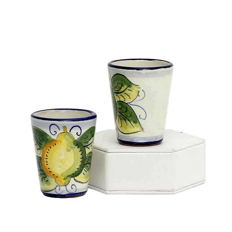 LIMONCELLO: Limoncello Shot Cups (Set of six.)