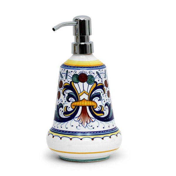RICCO DERUTA DELUXE: Liquid Soap/Lotion Dispenser with Chrome Pump (Medium 20 OZ)