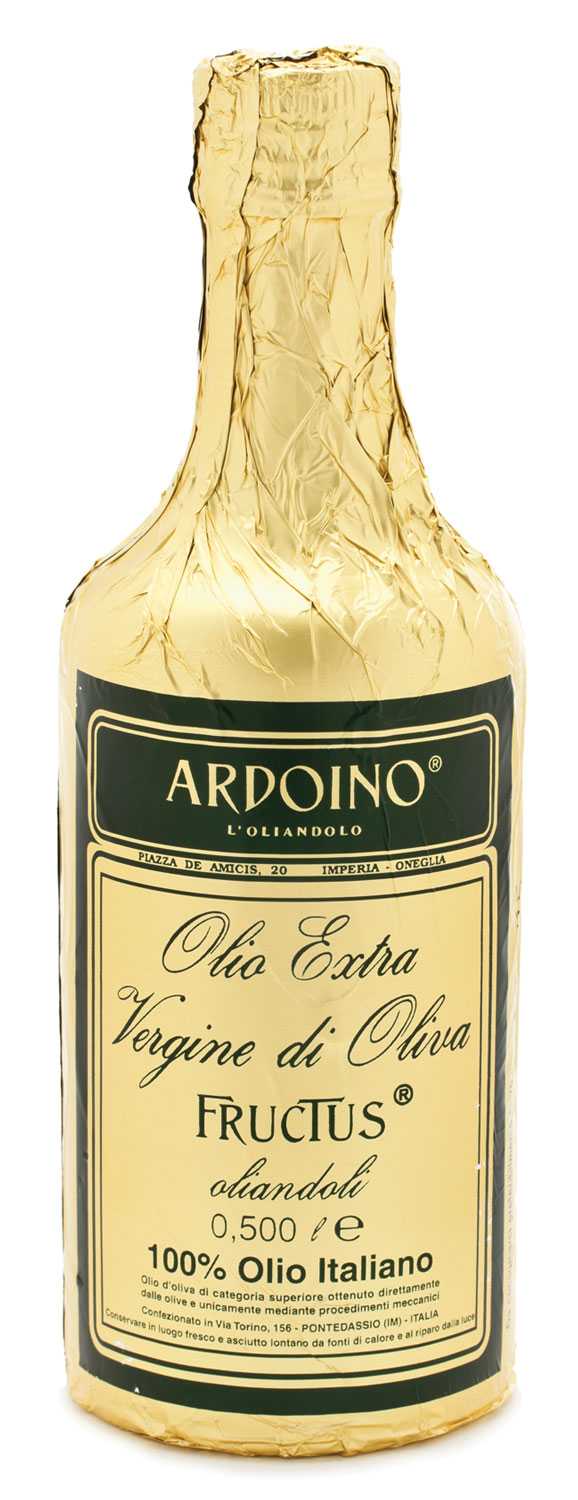 Ardoino Ligurian Extra Virgin Olive Oil Fructus 500 ml