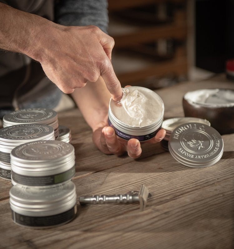Saponificio Bignoli Artisan Shaving Soap Cream Mediterranean Citrus