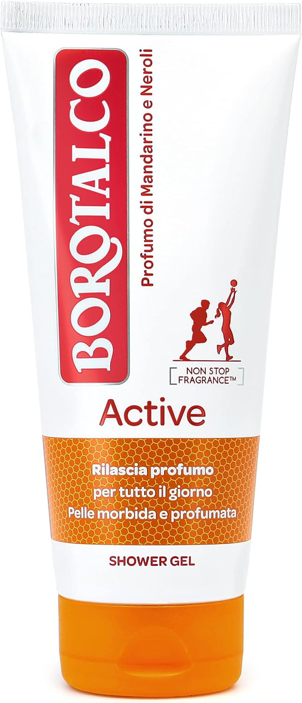 Borotalco Active Shower Gel Mandarino & Neroli, Tube 200 ml