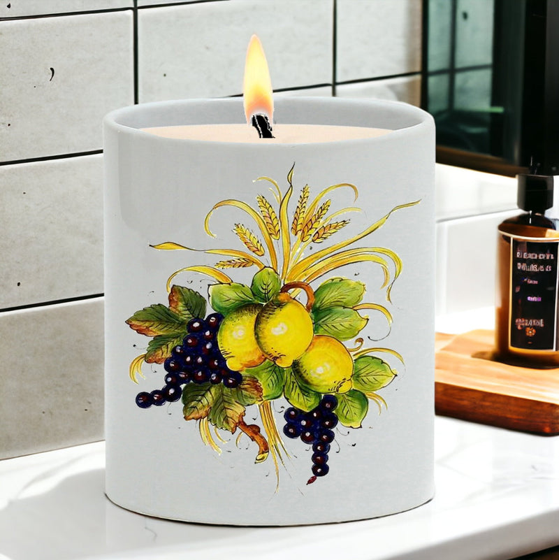 SUBLIMART: NEW! > Positano Porcelain Soy Wax Candle