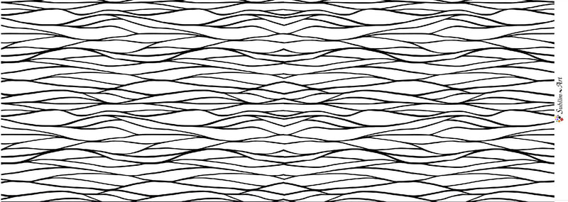 SUBLIMART: Line Art - Porcelain Soy Wax Candle (Design #LIN16)