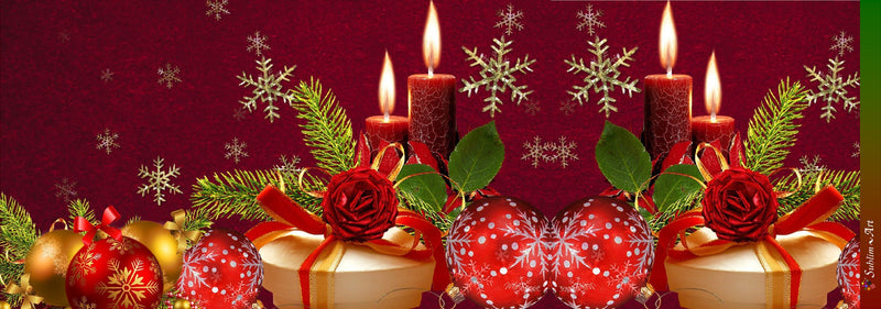 SUBLIMART: Christmas - Soy Wax Candle (Design #XMS15)