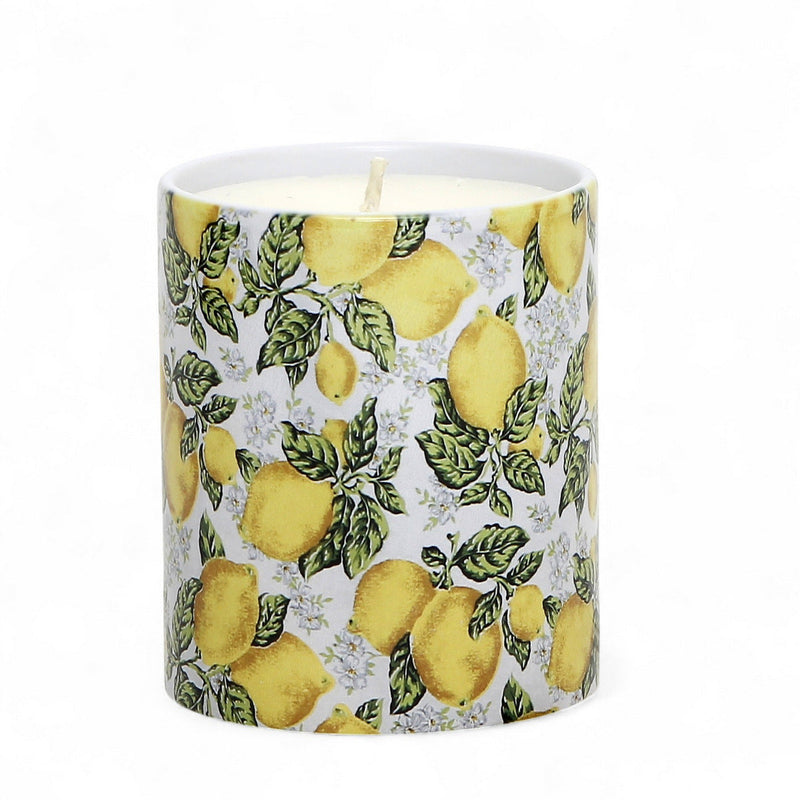 SUBLIMART: Deruta - Porcelain Soy Wax Candle 'Positano Lemons' (Design #DER23)