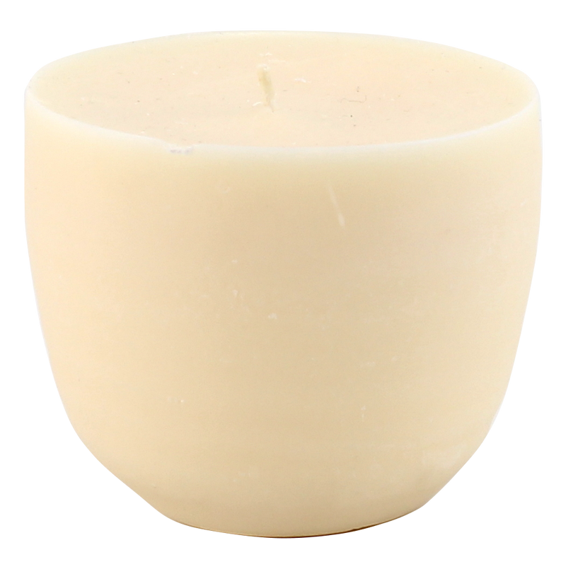 DERUTA MILANO: Large Candle Black with Hand Painted Pure Gold Stripes