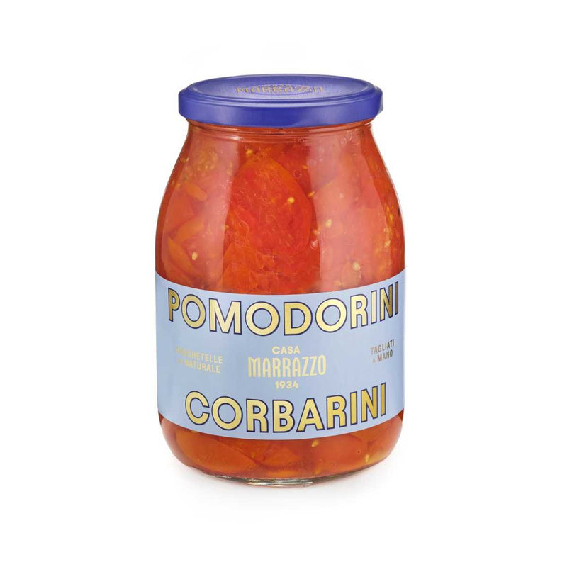 Casa Marrazzo Sliced Corbarini Cherry Tomatoes in Water
