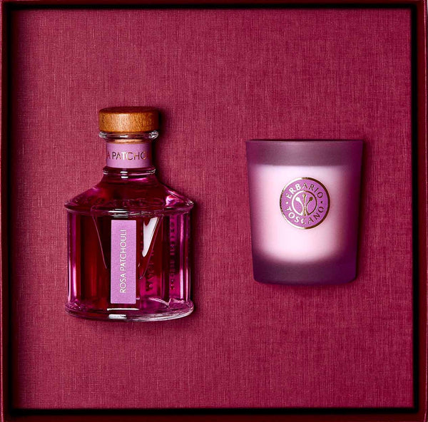 Erbario Toscano Rosa Patchouly Home Fragrance Gift Set