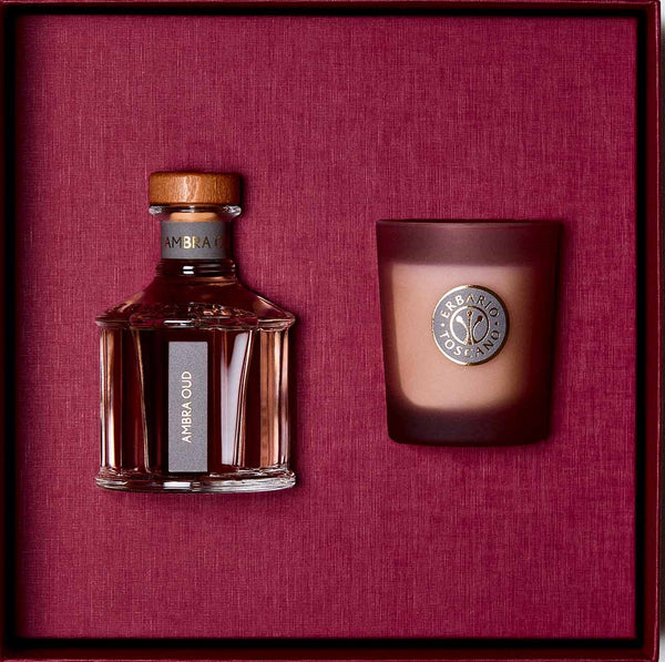 Erbario Toscano Ambra Oud Home Fragrance Gift Set