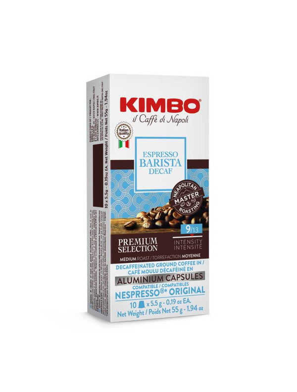 Kimbo Espresso Barista Decaf Aluminium 10-Capsules