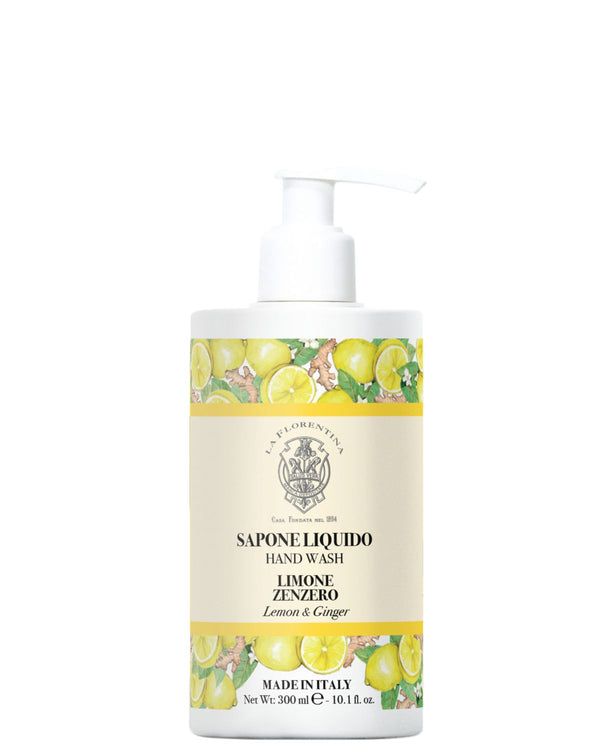 La Florentina Pomario Lemon & Ginger Liquid Soap 300 ml - EMPORIO ITALIANO