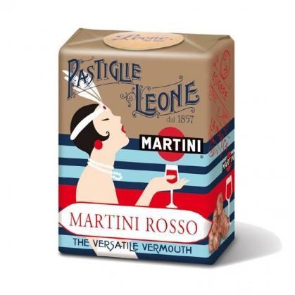 Leone Pastiglie Martini Rosso Candy in Box 30 gr