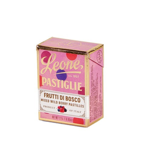 Leone Pastiglie Mixed Wild Berries Candy in Box