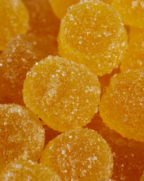 Leone Lemon Fruit Jellies in Round Tin 150 gr