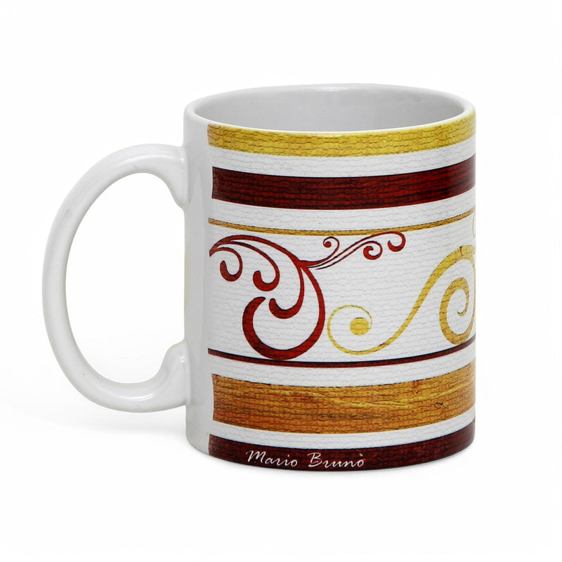 RICCO ITALIA PALIO: SUBLIMART: Ricco Italia Mug White Handle - by Mario Bruno (Design 6405)
