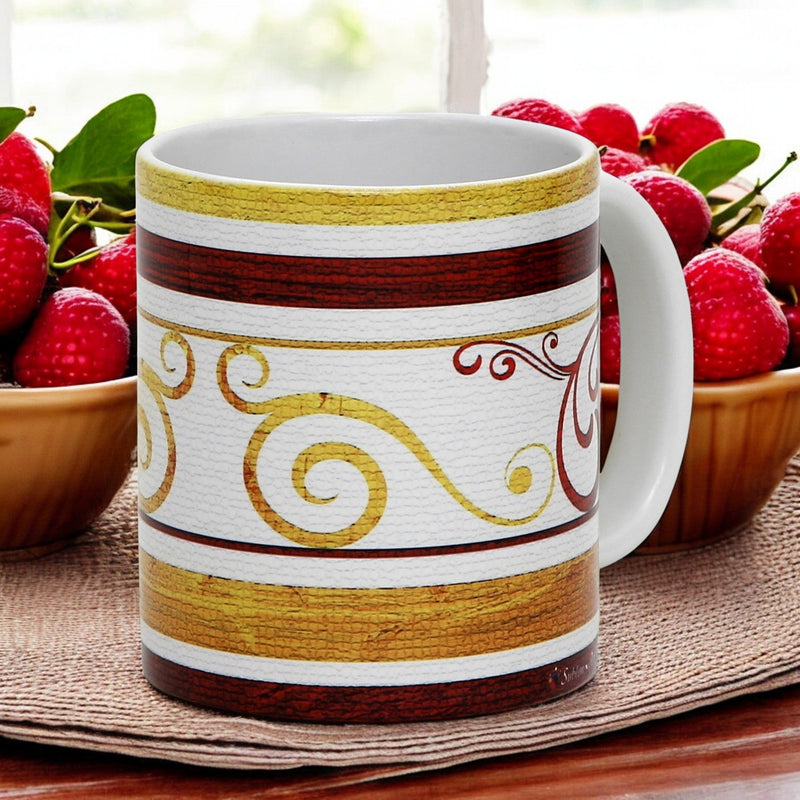 RICCO ITALIA PALIO: SUBLIMART: Ricco Italia Mug White Handle - by Mario Bruno (Design 6405)