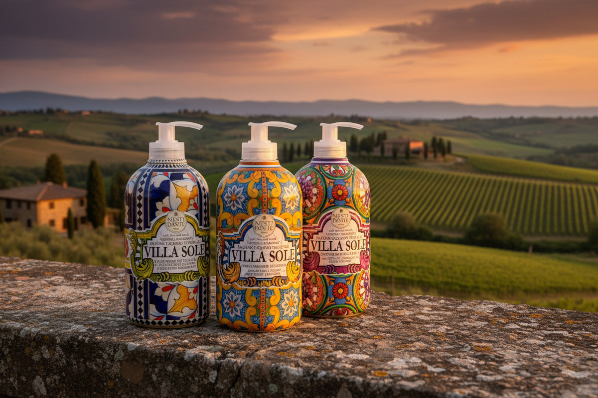 Nesti Dante Villa Sole Collezione — 3 Liquid Hand Soaps