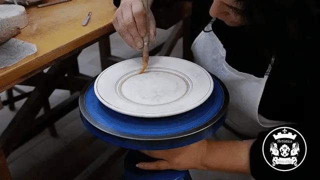 ORVIETO RED ROOSTER: Coupe Pasta Soup Bowl