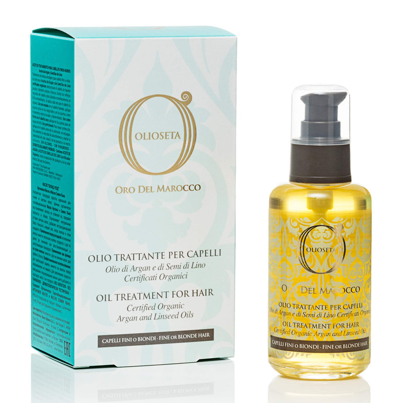 Olioseta Oro del Marocco Oil Treatment for Fine or Blond Hair 100 ml