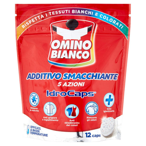 Omino Bianco Stain Remover Additive IdroCaps Laundry - Thumbnail 2