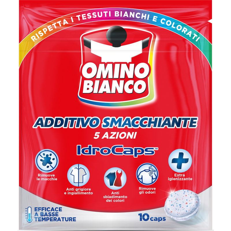 Omino Bianco Stain Remover Additive IdroCaps Laundry