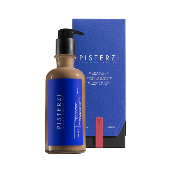 Pisterzi Italian Grooming Art: Shampoo and Conditioner for Beard and Hair