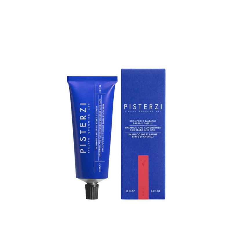 Pisterzi Italian Grooming Art: Shampoo and Conditioner for Beard and Hair