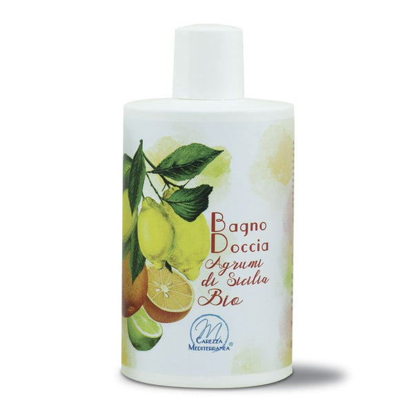 Carezza Mediterranea Organic Sicilian Citrus Shower Gel 500 ml