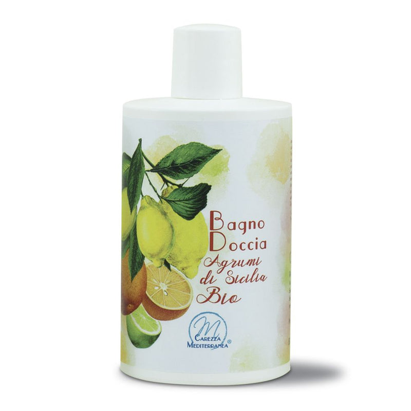 Carezza Mediterranea Organic Sicilian Citrus Shower Gel 500 ml