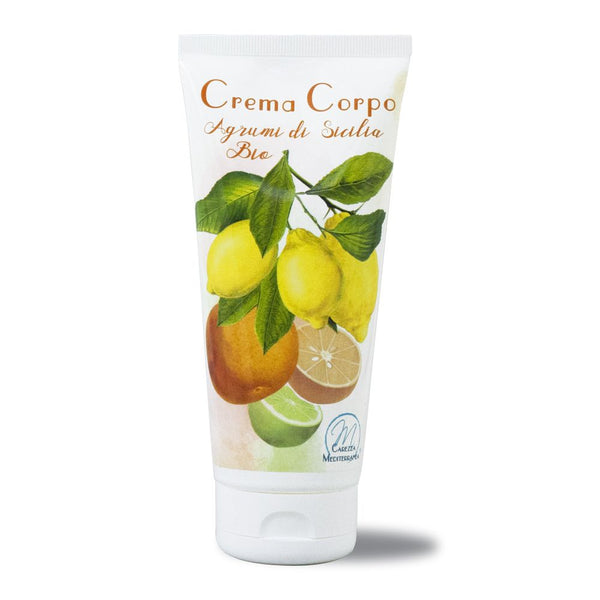 Carezza Mediterranea Organic Sicilian Citrus Body Cream