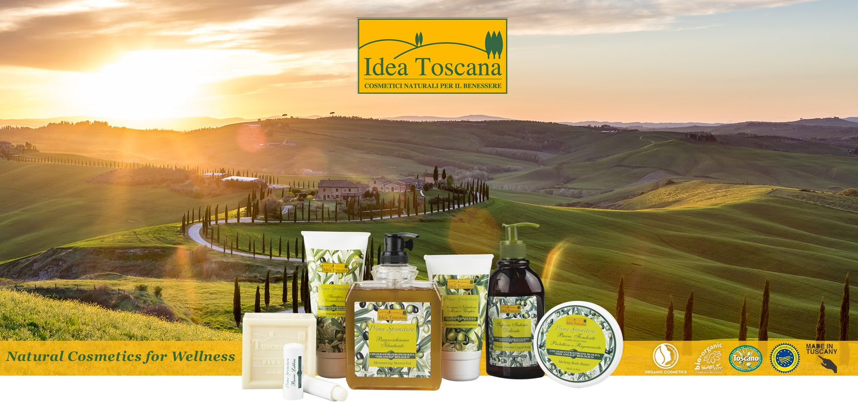 Olive Oil Natural Bath & Body Skincare Line from Italy