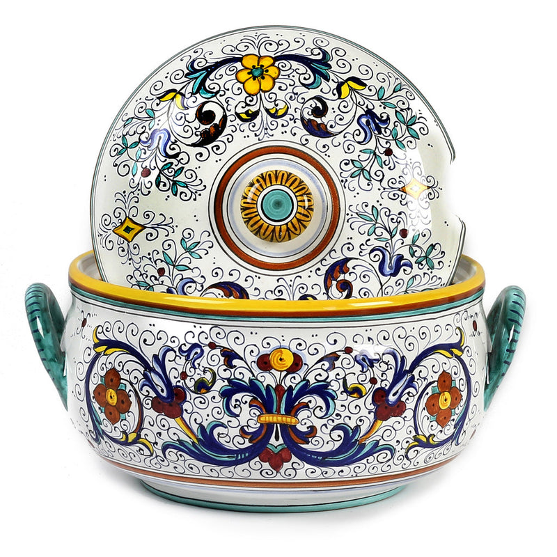 RICCO DERUTA DELUXE: Round Soup Tureen with Metal Ladle