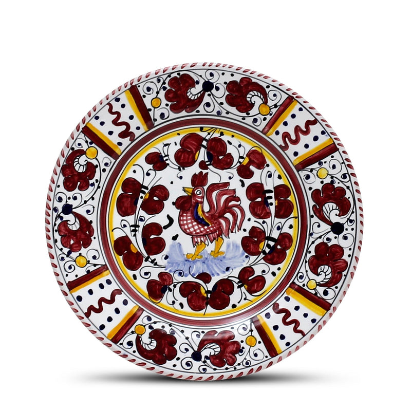 ORVIETO RED ROOSTER: 5 Pieces Place Setting
