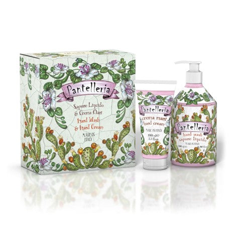 Le Maioliche Art Edition Gift Set: Pantelleria Liquid Soap & Hand Cream