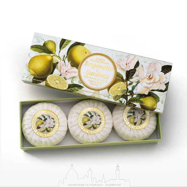 Saponificio Artigianale Fiorentino Soap Set Bergamot & Gardenia